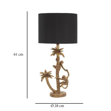 LAMPA STOŁOWA PALMA Ø 28X61 cm